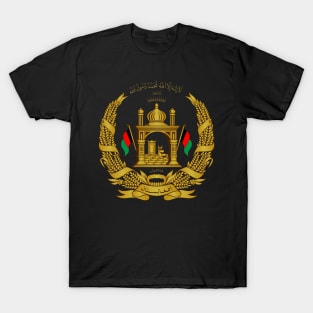 National Emblem of Afghanistan GOLD T-Shirt